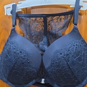 La SENZA Black Lace Push-Up Bra